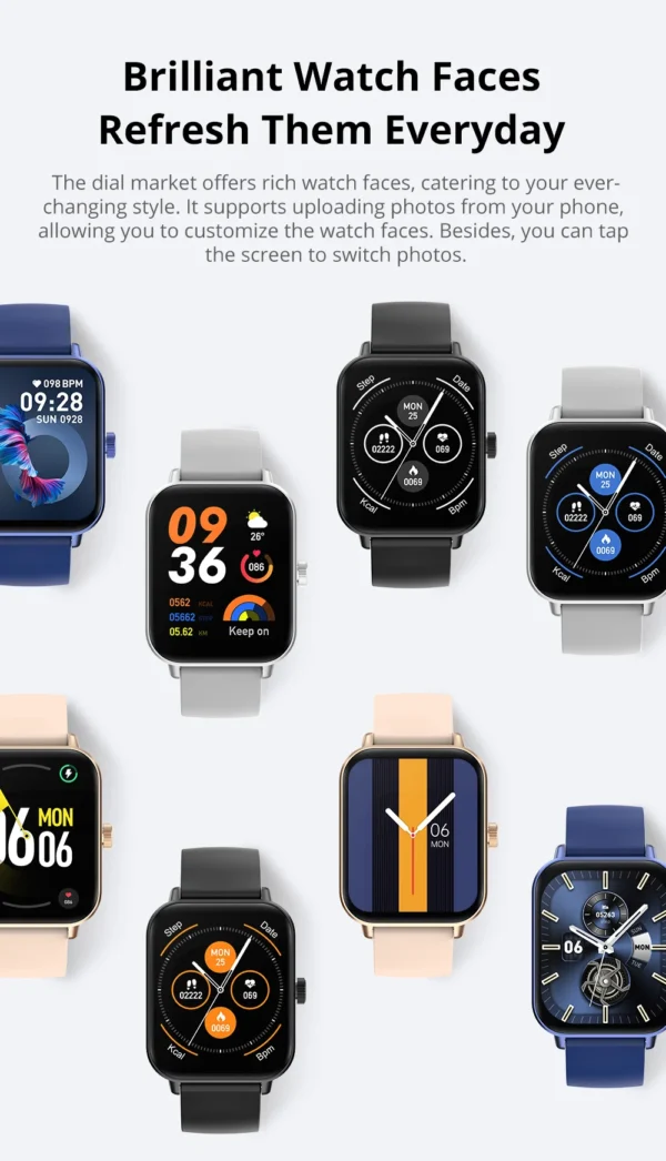 S3873570112994a69b4eb724b16159db6q.webp COLMI P81 Voice Calling Smart Watch Ultra 1.9 inch Screen 24H Health Monitor 100+ Sports Modes, Bluetooth Smartwatch Men Women