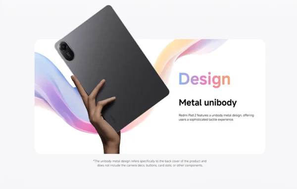 Global Version Xiaomi Redmi Pad 2 Wifi 11" 2.5K Crystal-clear Display MediaTek Helio G100-Ultra Mi Tablet  90Hz Display 9000mAh