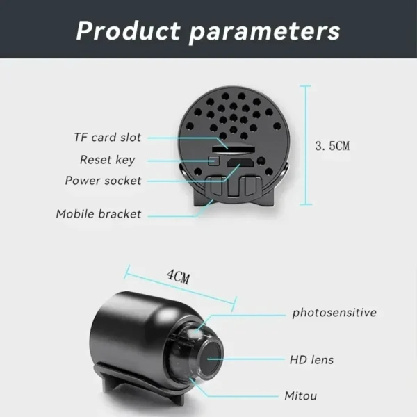 Mini Camera Wireless 1080P Surveillance Security Video Cam Night Vision Motion Detect Camcorder Mini Cam Monitor