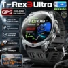 S39ace83a3eee452c8b5d336d725379fdl-1.webp 2025 New Military T-Rex 3 Ultra GPS Smart Watch 1000mAh Battery 10ATM Waterproof Compass Flashlight Sports trackr Smartwatch Men