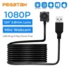 Mini 2MP USB Camera for PC | 1080P HD with Dual Lenses, Ideal for Remote Monitoring & Video Recording