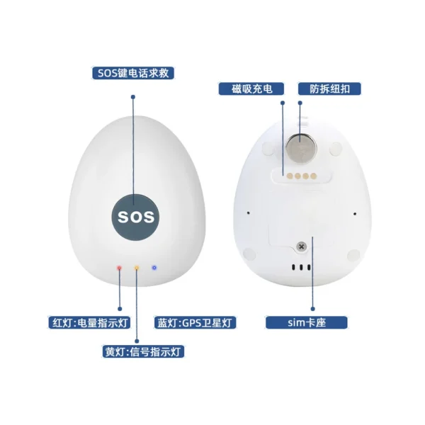 S3cf46f43ca7d46ff87c1e723cff9abbdu.webp Children's GPS Locator, Elderly Anti Lost 4G Beidou Tracker, SOS Alarm, Two-way Communication, Student Locator
