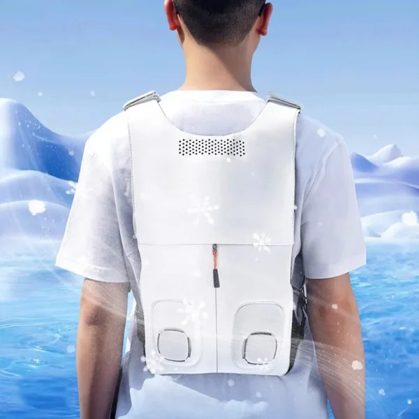 Summer Sleeveless Wearable Cooling Vest Electric Air Conditioning Cooling Breathable Semiconductor Refrigeration Clothing
