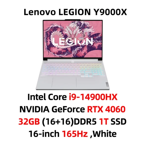 S3e66c65a05024bf094a194721d45d2ebr.webp Lenovo LEGION Y9000X Gaming Laptop Intel Core i9-14900HX NVIDIA GeForce RTX 4060/4070 32GB DDR5 1T SSD 16-inch 165Hz Notebook PC