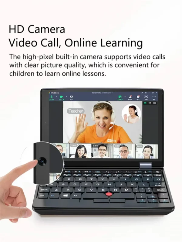 7 inch Mini Laptop Intel Procesador N95 8G 16G RAM 256GB SSD With Touch Screen Pocket Netbook Windows 11 Notebook Pc Portable