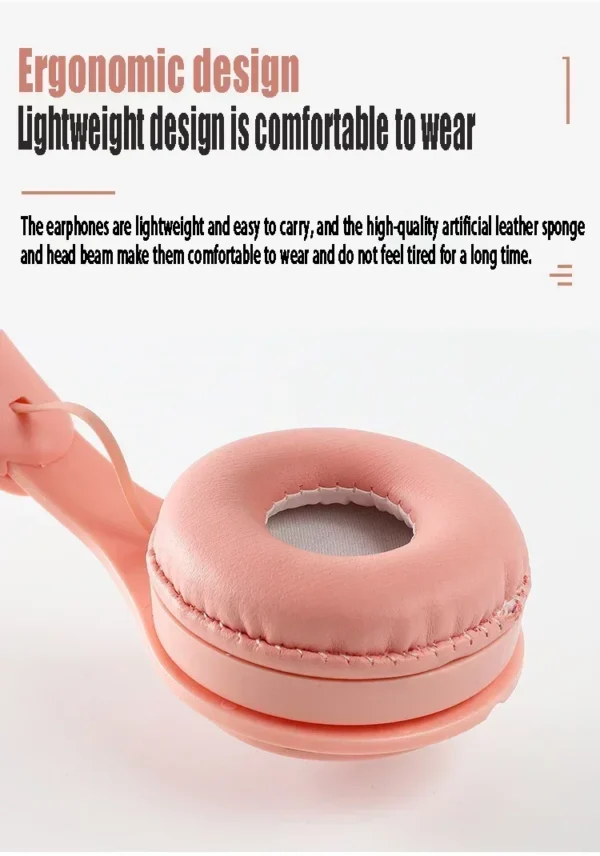 S3f21e64a5db74b9fb06f6d63e774f51dJ.webp Macarone Wireless Bluetooth Headphones With Microphone Sound Insulation Gaming Earphone Hifi Bass Earbuds Blutooth5.3 Hedset