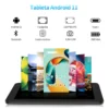 S3fcb271cd6484adeb2fc4cecda4f3850F.webp PRITOM 7 Inch Tablet PC 32 GB Android 11 with Quad Core Processor HD IPS Display Dual Camera WiFi with PU Protective Case