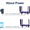 S3fcd5389ab144fcbb0c490bb5cc246feb-2.webp TIANJIE 4G SIM Card Router Wireless WIFI 6 Modem LTE Access Point CPE 4 Antenna Hotspot Global Network Adapter for IP Camera