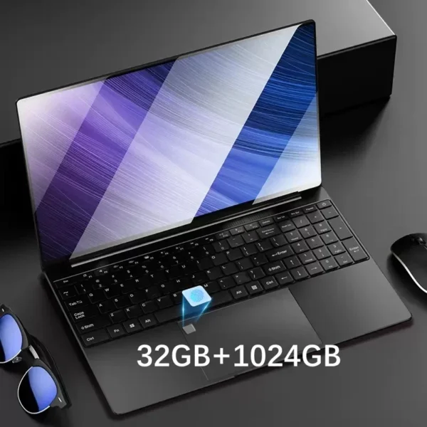 Notebook 15.6 Inch Laptop Windows 11 10 Pro 1920*1080 Cheap Portable Intel Laptop DDR4 32G RAM 256GB/512GB/1TB/2TB SSD HDMI Port