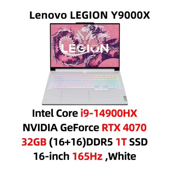 S4092ade91e83428aa1880ba622e5dd0bf.webp Lenovo LEGION Y9000X Gaming Laptop Intel Core i9-14900HX NVIDIA GeForce RTX 4060/4070 32GB DDR5 1T SSD 16-inch 165Hz Notebook PC