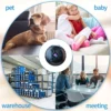 S4171a8645e1345ca835e0680aa49595fd.webp Wireless Mini WiFi Security Camera with Night Vision Motion Detection Rechargeable Battery Easy to Mount & App-Controlled