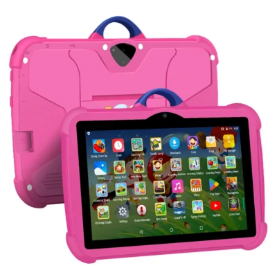 S4179a4cf902243c1871c58579717cdfcH.webp New Cartoon Pattern Kids Tablet 7 Inch Quad Core 4GB RAM 64GB ROM Android Learning Education Games Tablets Children's Gifts