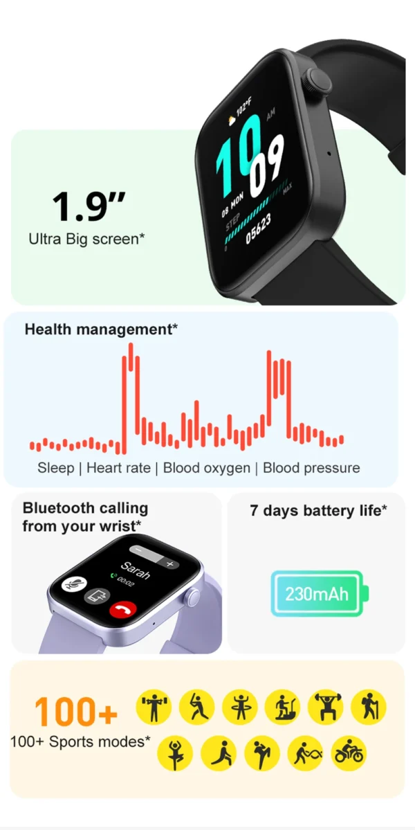S41e177836e3a42a680795fece5fc7995k.webp COLMI P71 Voice Calling Smartwatch Men Health Monitoring IP68 Waterproof Smart Notifications Voice Assistant Smart Watch Women