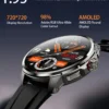 S4274109373d240508a964f37f2326c6eL-1.webp Original H99 Smart Watch Android Watches Amoled Smartwatch With 190° Rotary Camera Google Play Store 1.95inch Amoled Screen