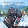 Zealot-S122 Bluetooth Speaker BT5.4 Wireless IPX6 Waterproof Shower Speaker,25W HiFi Stereo Sound,TWS Pairing,20H Music Playtime