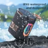 Zealot-S122 Bluetooth Speaker BT5.4 Wireless IPX6 Waterproof Shower Speaker,25W HiFi Stereo Sound,TWS Pairing,20H Music Playtime