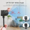 Mini 2MP USB Camera for PC | 1080P HD with Dual Lenses, Ideal for Remote Monitoring & Video Recording