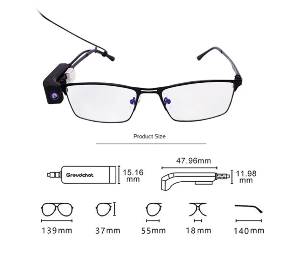 S43ce224e754e412aa204ff075a23d89du.webp Mini Video Camera for Glasses Unboxing Content Suitable Compact Camera for Android Phones