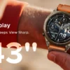 DOOGEE ANYWISE W1 PRO AI Smart Watch 1.43" AMOLED Display 5ATM IP68 Water Resistance GPS Tracking Sport Watch with Offine Maps