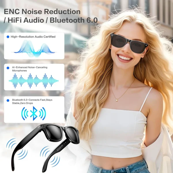 S4560e427410c4fae83ea5153648c95c33.webp New 800W Camera AI Glasses Men Color-Changing Smart Translation Glasses Photo Video Recording Waterproof Call Smart Sunglasses