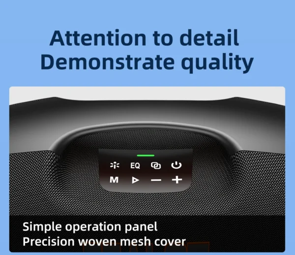 S4593d57d015248ec9981a086ec58be54d.webp ZEALOT S89 Wireless Speaker 250W Portable Outdoor with RGB Color Lights Long 48000mAh Battery up to 8 Hours Playtime