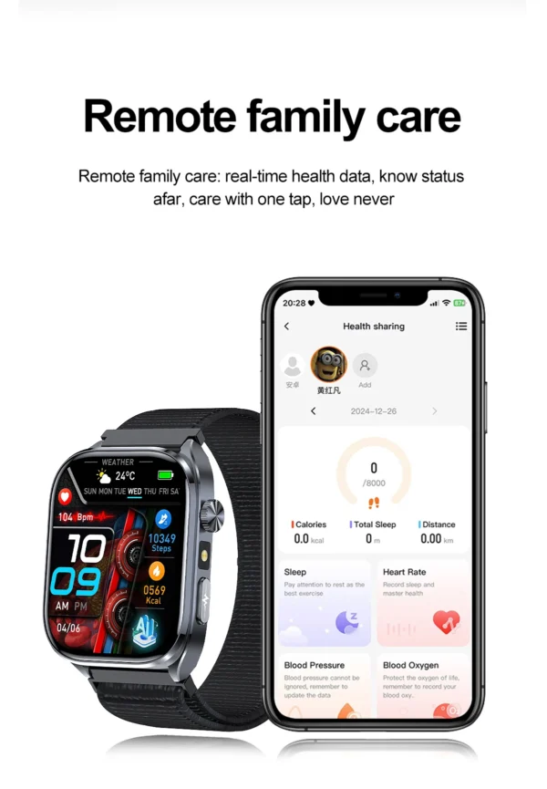 S463670fc807d4b859e464794a80d94ddw-1.webp 2025 New AI Diagosis ECG Health Smart Watch Men Blood Pressure Lipid Uric Acid AI-GPT Intelligent Q&A Health Smartwatch For Men