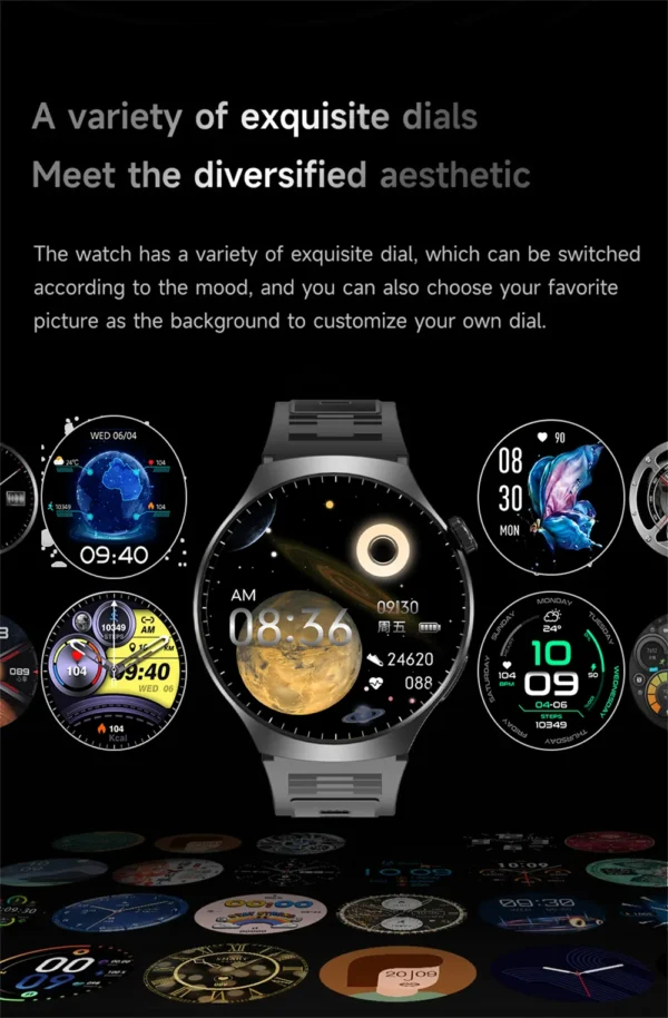 S476386ef680f4788a3a07b46106e09f0y-1.webp G.L Wear 2025 New Men's Smart Watch HD Display Health Tracking Bluetooth Calling Voice Assistant Sports Smartwatch