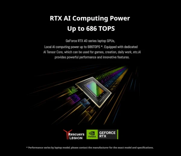 S47fa35ca49464c958fe7a74f14430b021.webp Lenovo LEGION Y9000X Gaming Laptop Intel Core i9-14900HX NVIDIA GeForce RTX 4060/4070 32GB DDR5 1T SSD 16-inch 165Hz Notebook PC