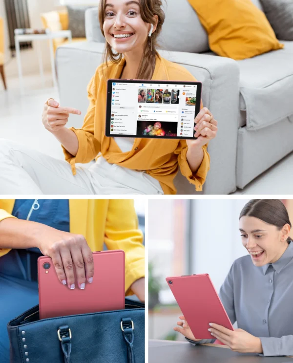 S49403eee01eb42458fdc26dd3dac75075.webp BAKEN 10-inch Android 14 Tablet, Quad-core Processor, 32GB Storage, Wi-Fi 6, Bluetooth, USB-C Port, Google Play Store (GMS)