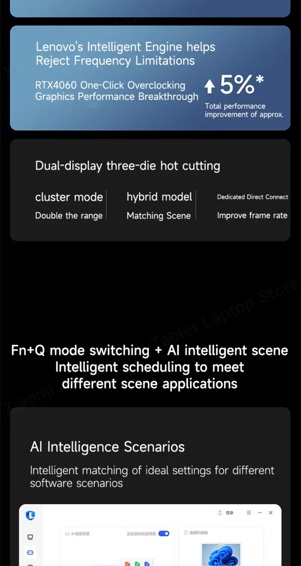 S4bd70b0647c549e2b90dd7fedac2082f0.webp Lenovo Laptop YOGA Pro16s AIPC 3.2K 165Hz PURE Touch Screen Intel Core Ultra 9 32G LPDDR5 1TB/2TB SSD RTX4060 AI Notebook PC