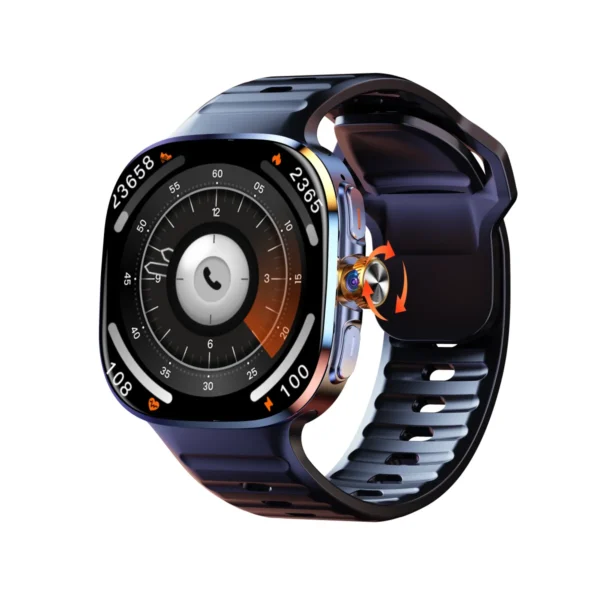 S4f4d45700cc744c2aa42369cf0301018V.webp Original M99 Smartwatch 2.4 inch Amoled Screen insert 4G/5G Sim Card GPS WIFI 190° Rotating Camera Game Android 10.0 Smart Watch