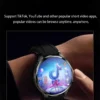 S4f9e64404b8c4ac5b3a4a2e309363a508-1.webp Original H99 Smart Watch Android Watches Amoled Smartwatch With 190° Rotary Camera Google Play Store 1.95inch Amoled Screen