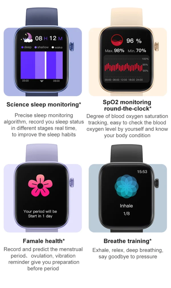 S4ff61e96b91246678bbe215f292015a5e.webp COLMI P71 Voice Calling Smartwatch Men Health Monitoring IP68 Waterproof Smart Notifications Voice Assistant Smart Watch Women