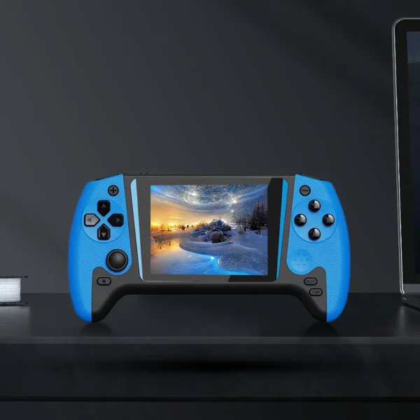 Gaming Console 3.5inch LCD Screen Built-in 500 Games Nostalgic Game Console TV Connect 1200mAh for Kids Adults for Single Player