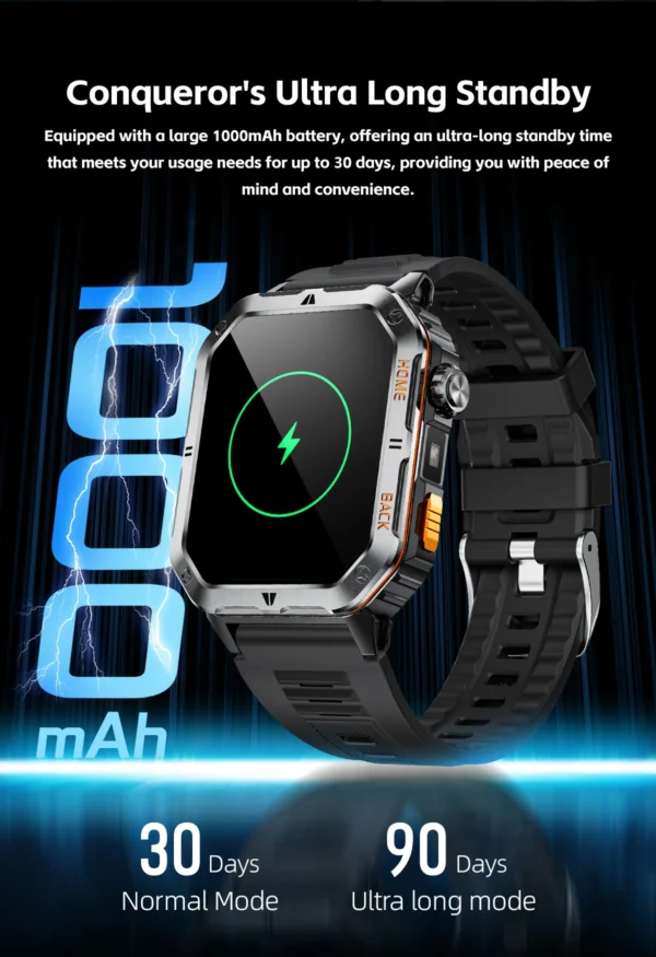 S503dfd5d0ba54f55b26c110e8638e52af.webp New Outdoor Military Sports Smart Watch with Led Lighting Men Women for huawei xiao Watches Bluetooth Call GPS track Smart Watch