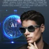 LIGE New Camera SunGlasses 800w Pixel Camera Recording Noise Reduction Ai Recognition Translation Anti Blue Light Smart Glasses
