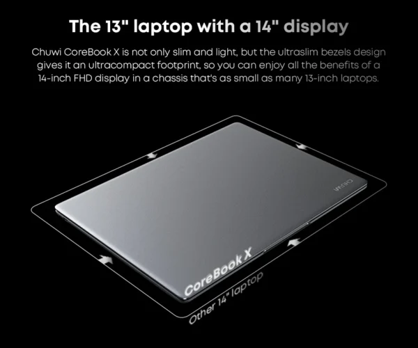 S51670c3e93f14dd59068e121f9cdb07ap.webp CHUWI CoreBook X AMD R5-7430U Business Laptop 6 Cores 14.1 inch 2K IPS Screen 16GB DDR4 RAM 512GB SSD UP to 4.3 Ghz Notebook