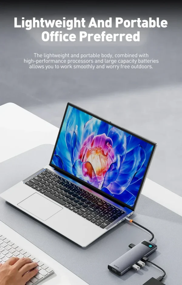 S537fbbb25efe41efae5d709aca8826c5X.webp 2026 Intel Core i7-6500U 14.1 "laptop 32GB RAM 2048GB SSD ROM 5000mAh Windows 11 Pro 3-year warranty portable laptop