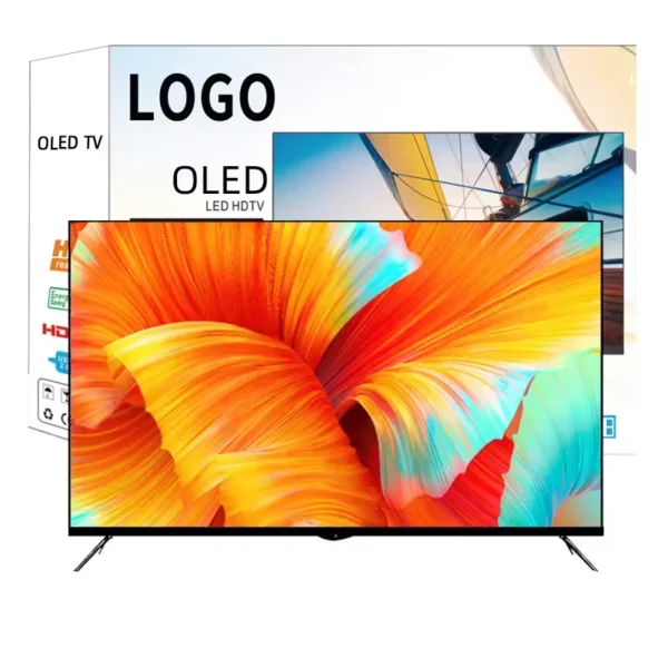S57137e2530b1448ab63fc036aedbf8d0f.webp High-Definition 4K LED Smart TV Multi-Functional For Home Theaters Hotels Android System LAN Interface 32-80 Inch Screen Sizes