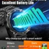 S578671edf9bd49f5b264253fd10df5911.webp 2025 Military Offline map 1000mAh Battery Smart Watch 4GB Big Memory GPS Navigation MP3/MP4 Player Swim Sports trackr Smartwatch