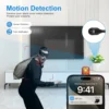 Mini WiFi Camera 1080P HD Smart Camera with Curved Flexible Lens Cable,Loop Recording,Alarm, Remote Viewing,Security  Monitoring