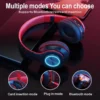 S58aabd6c2bd24a619b0d263da0fe51eff.webp Wireless Bluetooth 5.0 Headphone With Microphone On-Ear Headset Stereo Sound Earphones Sports Gaming Foldable Headphones Game