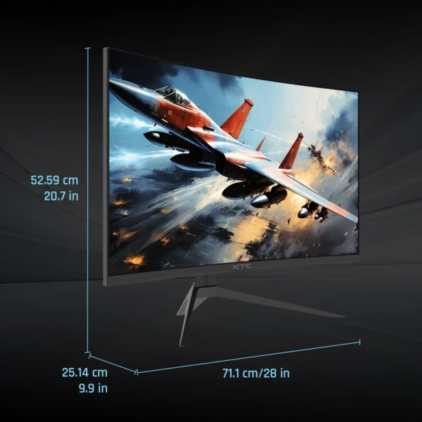 S5a1caa08adae4f0fb2f31d39f49960bck.webp KTC 32 inch 240Hz Curved Gaming Monitor 1500R 1080P 125% sRGB 1ms, Freesync/G-sync HDR10,HDMI/DP/USB Ports VESA,Tilt Adjustable,