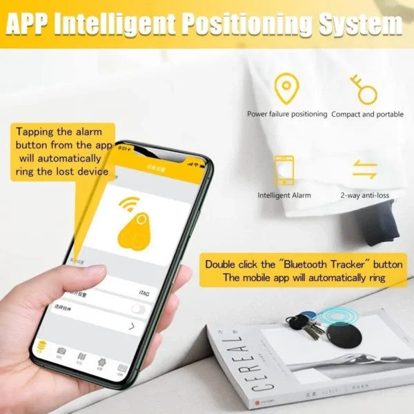 S5a30432770264e5bb0f3a8ad4c75220dx.webp GPS Mini Tracker GPS Locator GPS Smart Car Work For isearcing Smart Finder Key Finder Children Locating Tracker Pet Tracker GPS