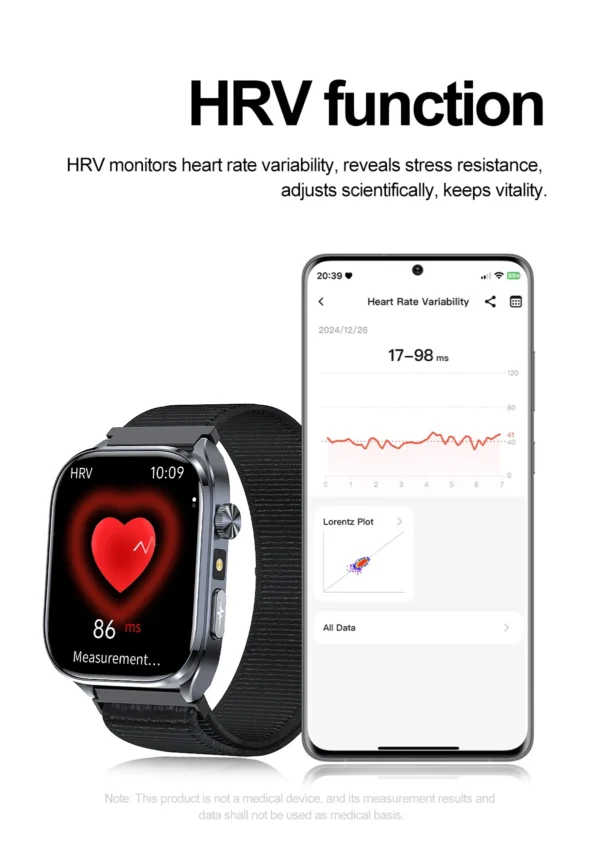 S5a55709a11f947ccbebd01296b55be80J-1.webp 2025 New AI Diagosis ECG Health Smart Watch Men Blood Pressure Lipid Uric Acid AI-GPT Intelligent Q&A Health Smartwatch For Men