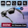 S5a7fe4da9fdb445f9d417484890b4ef1w.webp New 800W Camera AI Glasses Men Color-Changing Smart Translation Glasses Photo Video Recording Waterproof Call Smart Sunglasses