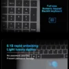 Windows 11 Laptops Computer Gaming Intel Core 5005U Computer 16GB RAM 1/2TB SSD Fingerprint Unlock 15.6" 1920*1080 Notebook PC