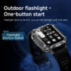 S5df93adc530d46488d62334f4aa14d8fv.webp 2026 Military Smartwatch 2.01''Color Screen Outdoor Sports Watch for Men SOS Red Alarm Flashing Flashlight Health Monitor IP68