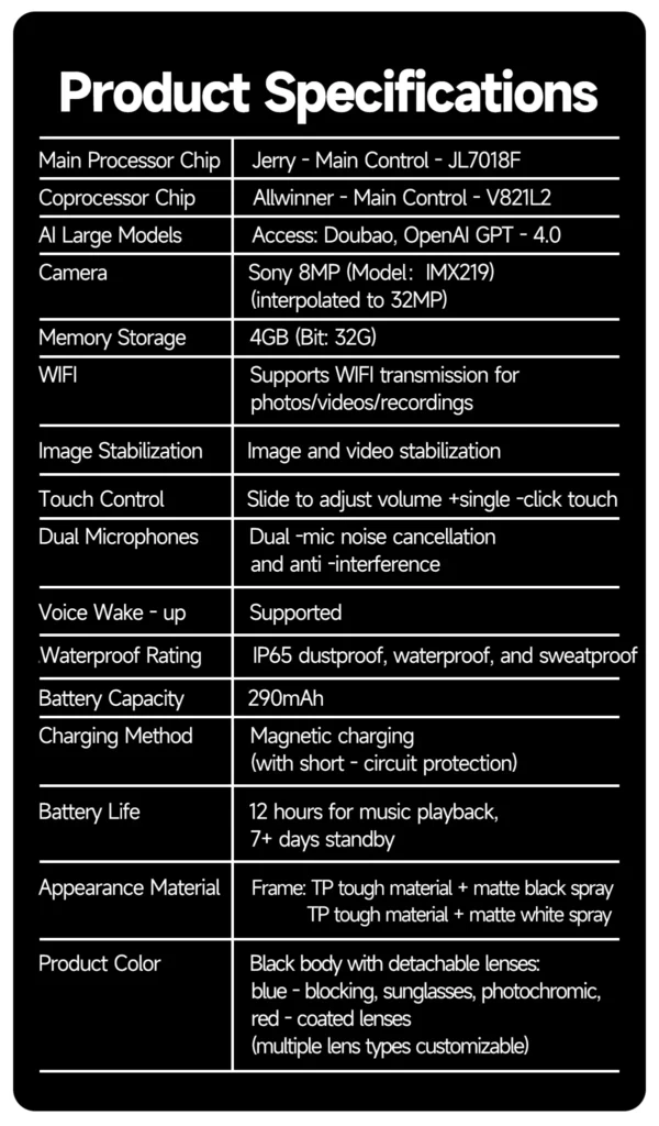 S5e3cd18043234c5ca94d16e7948efbedk.webp New 800W Camera AI Glasses Men Color-Changing Smart Translation Glasses Photo Video Recording Waterproof Call Smart Sunglasses