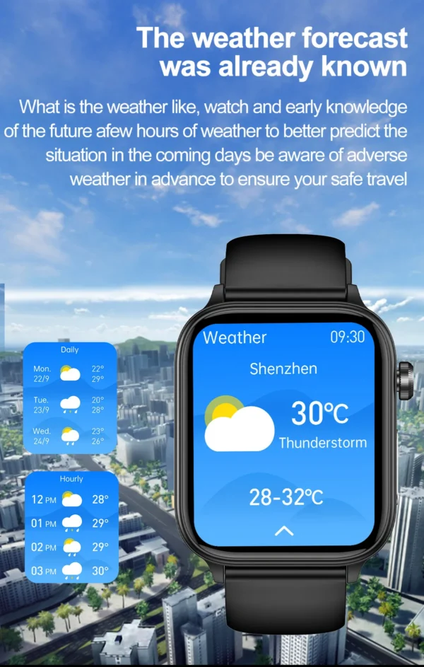 S5f7da7257ec242f7b7f8fa3cbf5f1675h.webp 2025 New For XIAOM1 ECG+PPG Blood Fat Uric Acid Health Smartwatch Men Women Heart Rate Blood Pressure Bluetooth Call Smart Watch